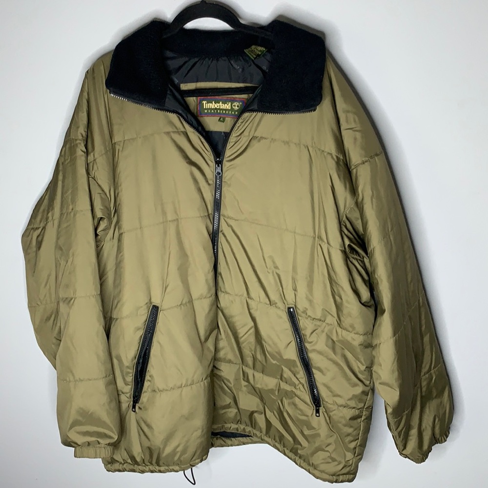 COPY - Timberland weather gear puffer coat army green XL
